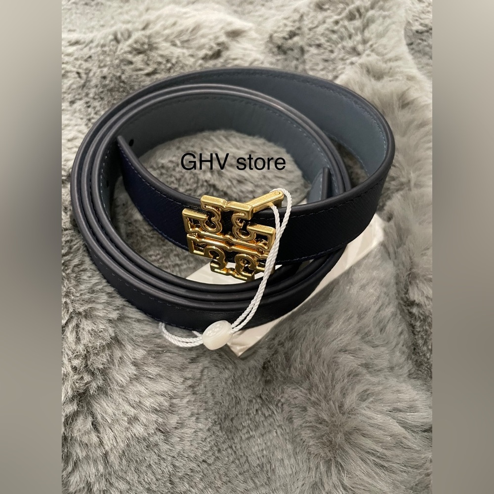 Tory burch reversible Britten logo 1” belt - Picture 4 of 5